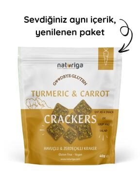 Havuçlu & Zerdeçallı Kraker