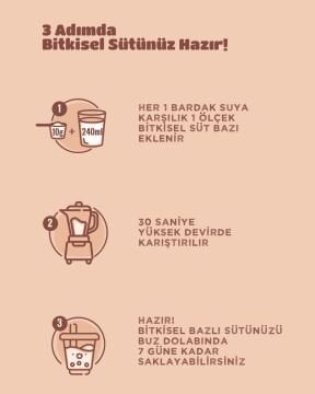 Plantero Badem sütü konsantresi 250 gr.