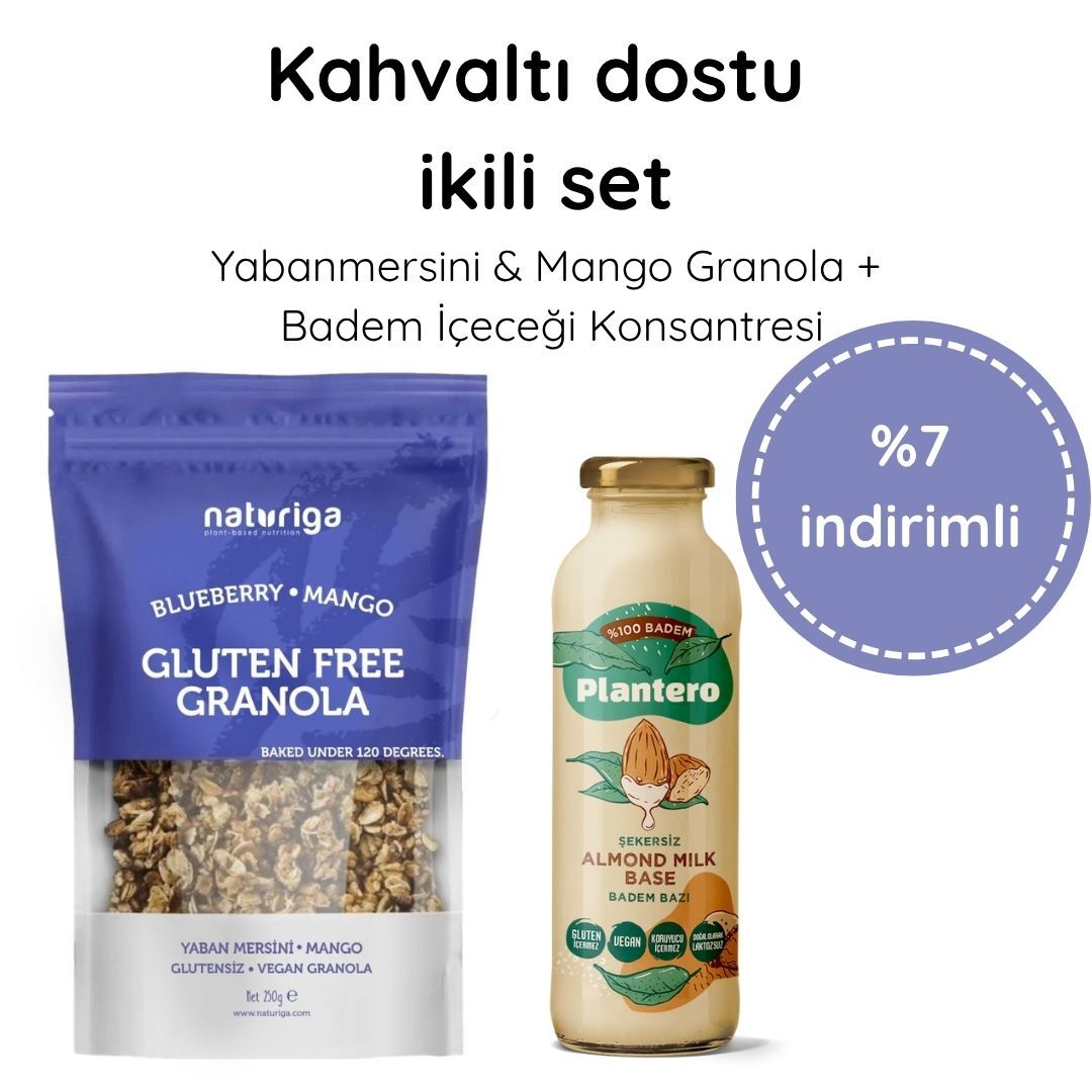 Yabanmersini Granola Kahvaltı Dostu set