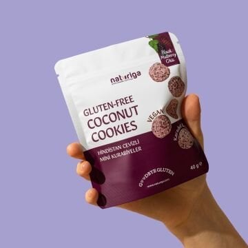 Karadut & Chialı Hindistan Cevizli Kurabiye 40gr